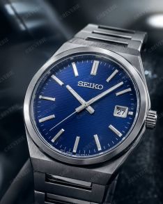 SUR555P1 Seiko Mens Steel Blue Sapphire 39mm