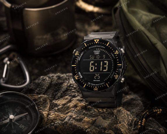 Casio Mens Digital Black 47mm