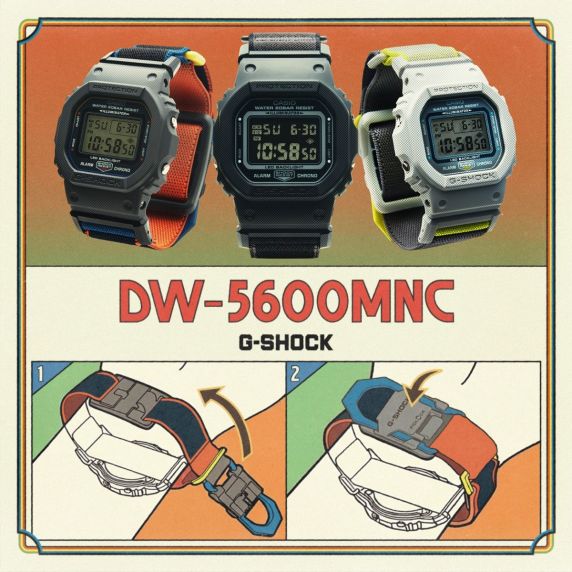 Casio G-Shock Digital 5600 Series DW-5600MNC-7A8ER