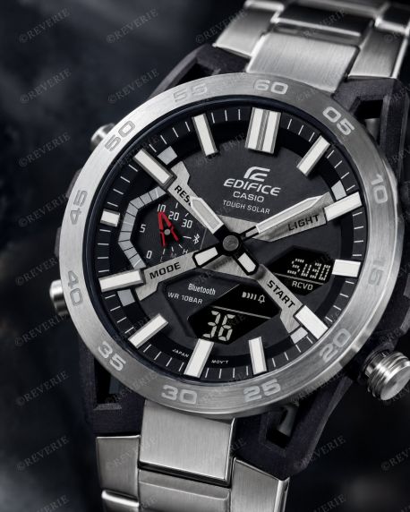 Casio Mens Steel Carbon Solar 47mm