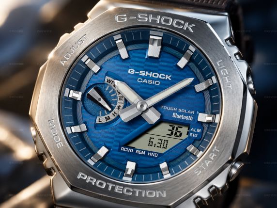 Casio G-Shock Ana-Digi Steel Blue Solar Diver 44mm