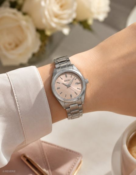 Seiko Ladies Rose Classic Sapphire 29mm