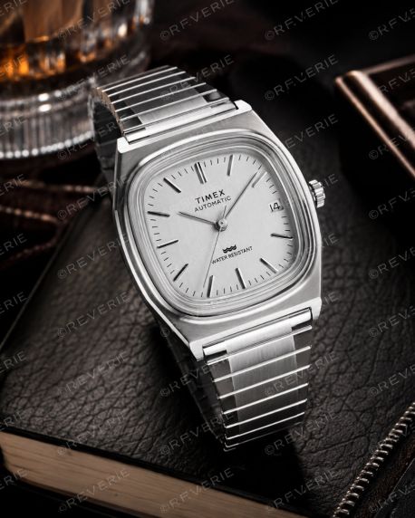 Timex Vintage Automatic Flex Steel Bracelet 34mm